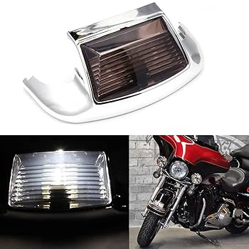 ハーレーダビッドソン　ショベル　フェンダーライト Amazon | Rich Choices スモークフロントフェンダーライト LED